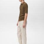 Mango trousers oyster in raw/unbleached - D2