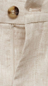 Mango trousers oyster in raw/unbleached - D8