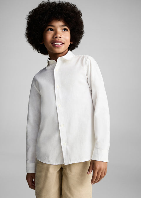 Mango shirt javi in off white