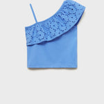 Mango t-shirt volanti in klein - R