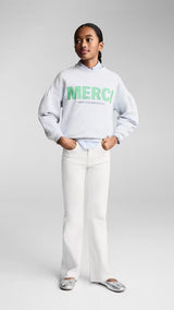 Mango jeans flarexl8 in off white