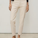 Mango jeans newmom in raw/unbleached