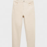 Mango jeans newmom in raw/unbleached - B