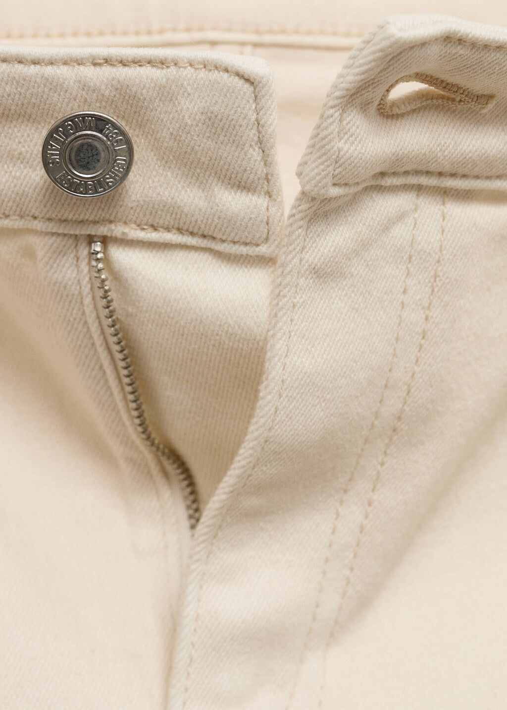 Mango jeans newmom in raw/unbleached - D0