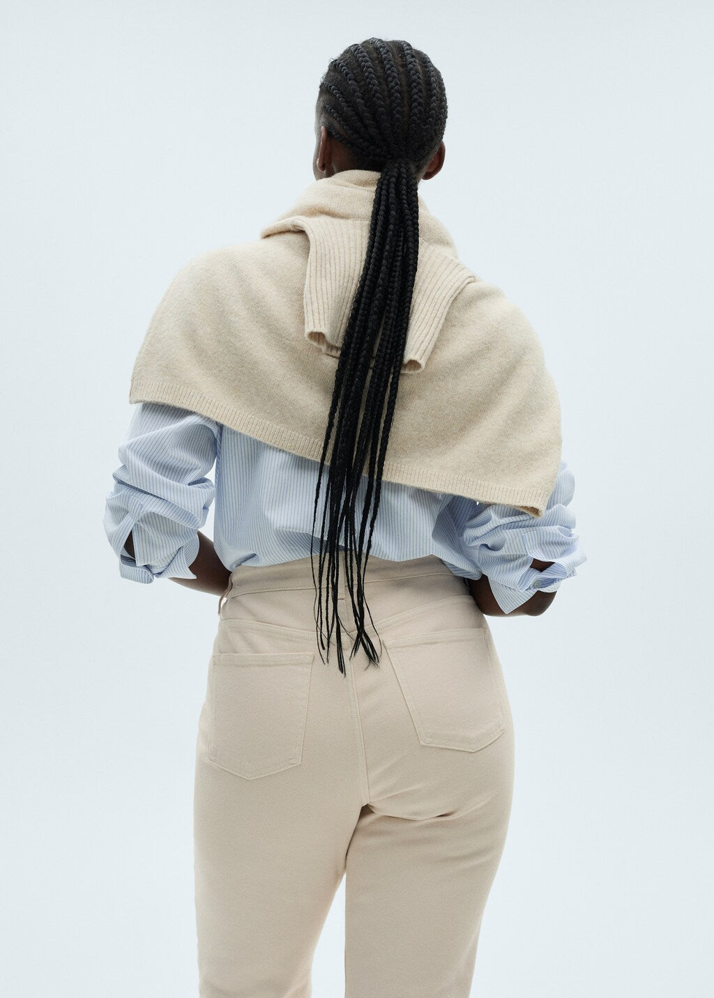 Mango jeans newmom in raw/unbleached - D4