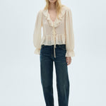 Mango blouse feliz in raw/unbleached - 99999999_01
