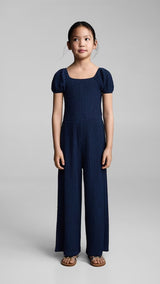 Mango jumpsuit boat in midnight blue - 99999999_01