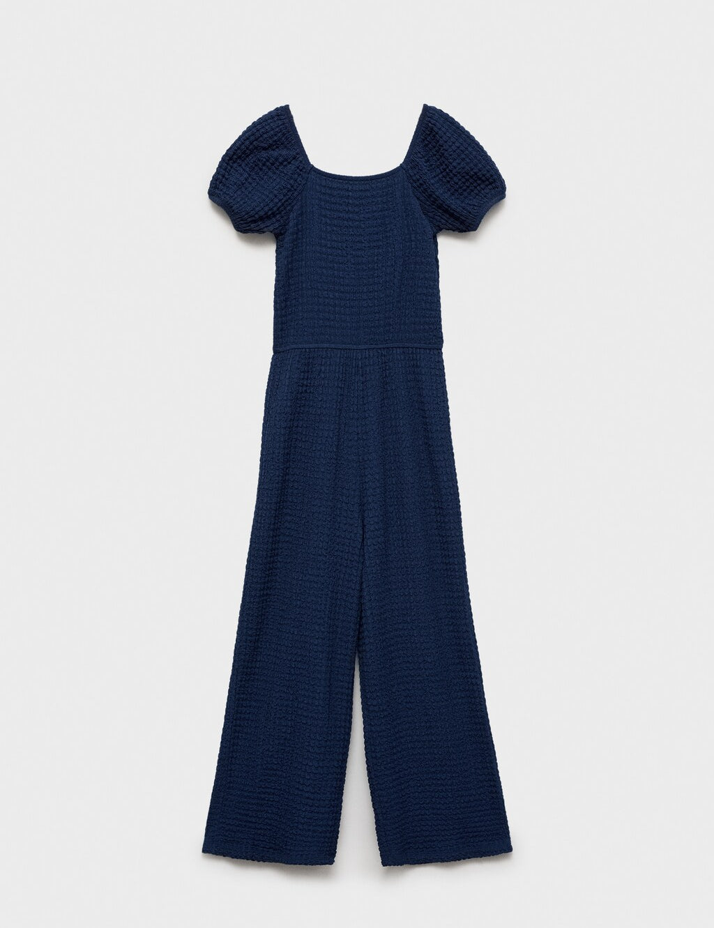 Mango jumpsuit boat in midnight blue - B