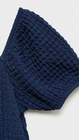 Mango jumpsuit boat in midnight blue - D8