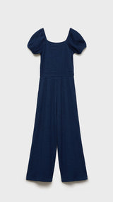 Mango jumpsuit boat in midnight blue - R