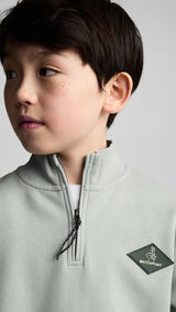 Mango sweatshirt point in green