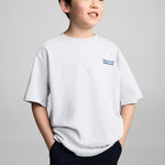 Mango t-shirt fast in light vigore grey