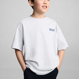 Mango t-shirt fast in light vigore grey