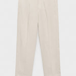 Mango trousers nikos in ivory - B