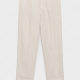 Mango trousers nikos in ivory - B