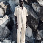 Mango trousers nikos in ivory - D3