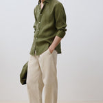 Mango trousers nikos in ivory - D5