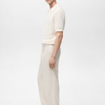 Mango trousers nikos in ivory - D6