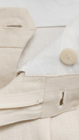 Mango trousers nikos in ivory - D8