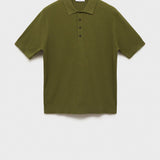 Mango poloshirt paule in green - B