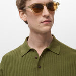 Mango poloshirt paule in green - D1