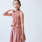 Mango skirt cupcake in pink - D5