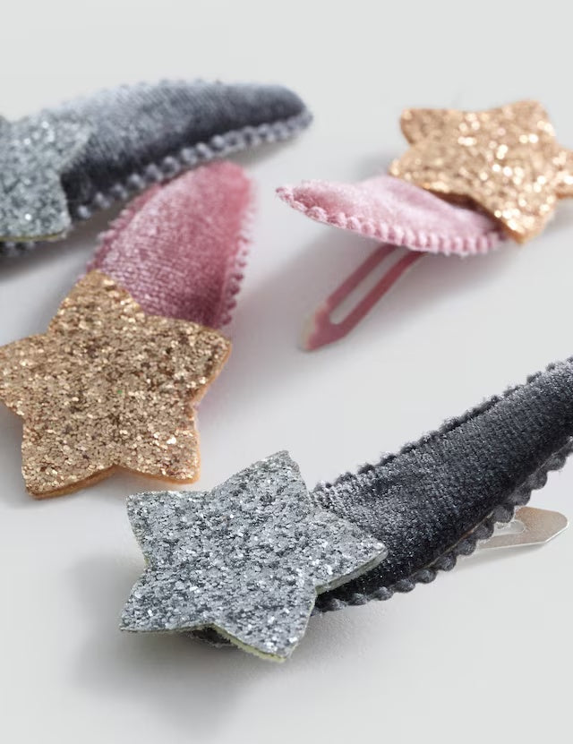 Mango hairclip cris in vintage pink