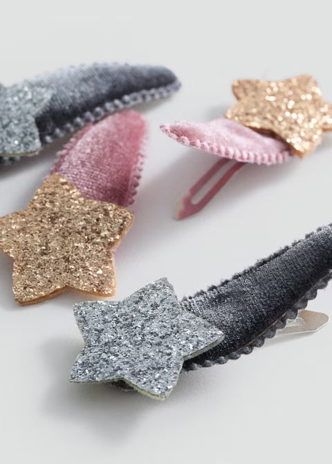 Mango hairclip cris in vintage pink