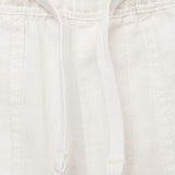 Mango trousers bambu in white