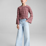 Mango t-shirt sonia in garnet - 99999999_01