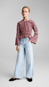 Mango t-shirt sonia in garnet - 99999999_01