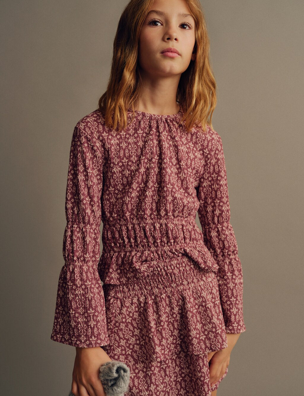 Mango t-shirt sonia in garnet