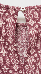 Mango t-shirt sonia in garnet - D0