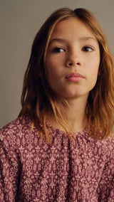 Mango t-shirt sonia in garnet - D1