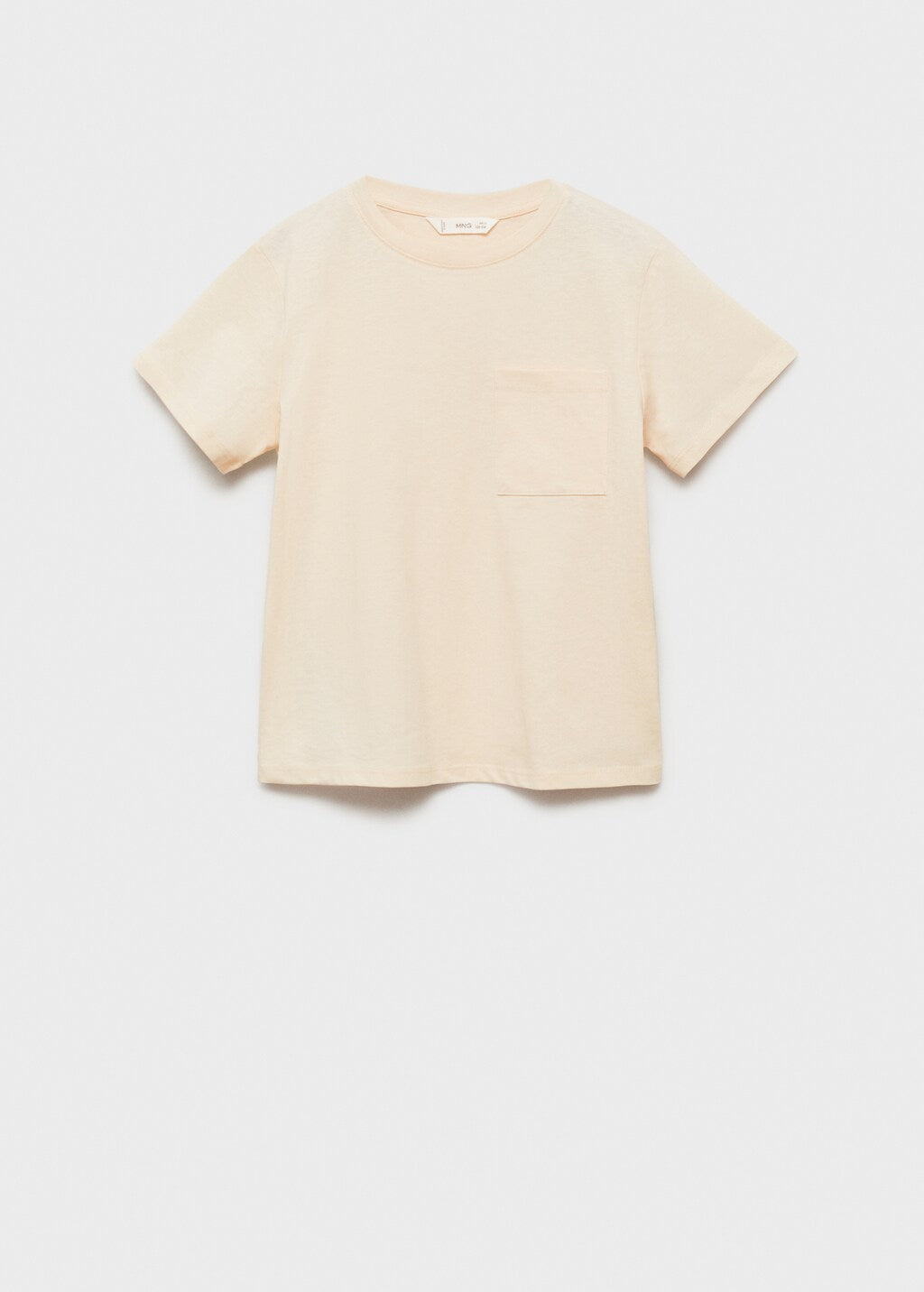 Mango t-shirt basica8 in raw/unbleached - B