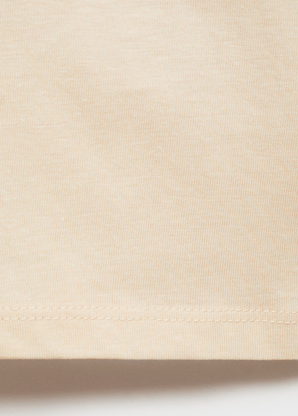 Mango t-shirt basica8 in raw/unbleached - D0