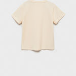 Mango t-shirt basica8 in raw/unbleached - R