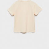 Mango t-shirt basica8 in raw/unbleached - R