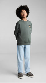 Mango sweatshirt shot in moss - 99999999_01