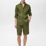 Mango bermudas yorgos in green - 99999999_01