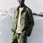 Mango bermudas yorgos in green - D3