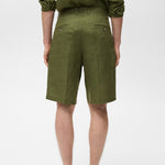 Mango bermudas yorgos in green - R