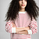 Mango sweatshirt rouge in red