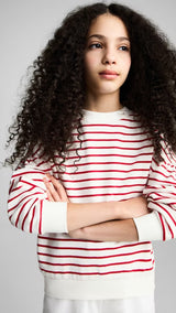 Mango sweatshirt rouge in red