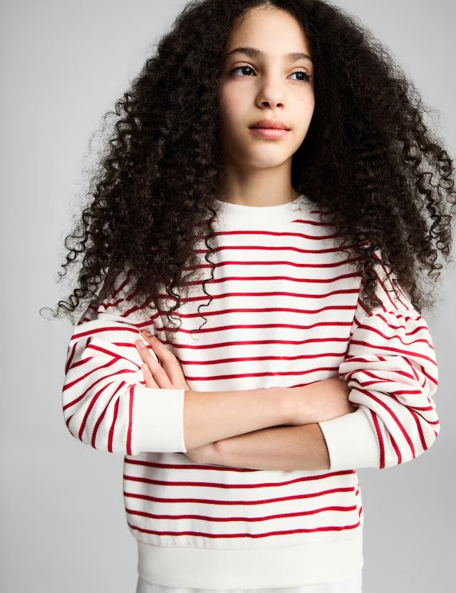 Mango sweatshirt rouge in red