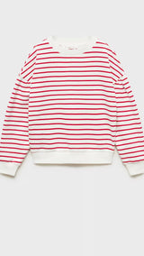 Mango sweatshirt rouge in red - B