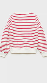Mango sweatshirt rouge in red - R