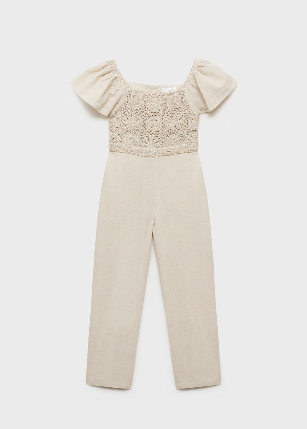 Mango jumpsuit panetone in stone - B