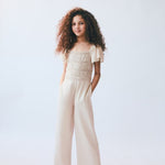 Mango jumpsuit panetone in stone - D5