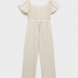Mango jumpsuit panetone in stone - R